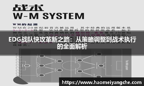 EDG战队快攻革新之路：从策略调整到战术执行的全面解析